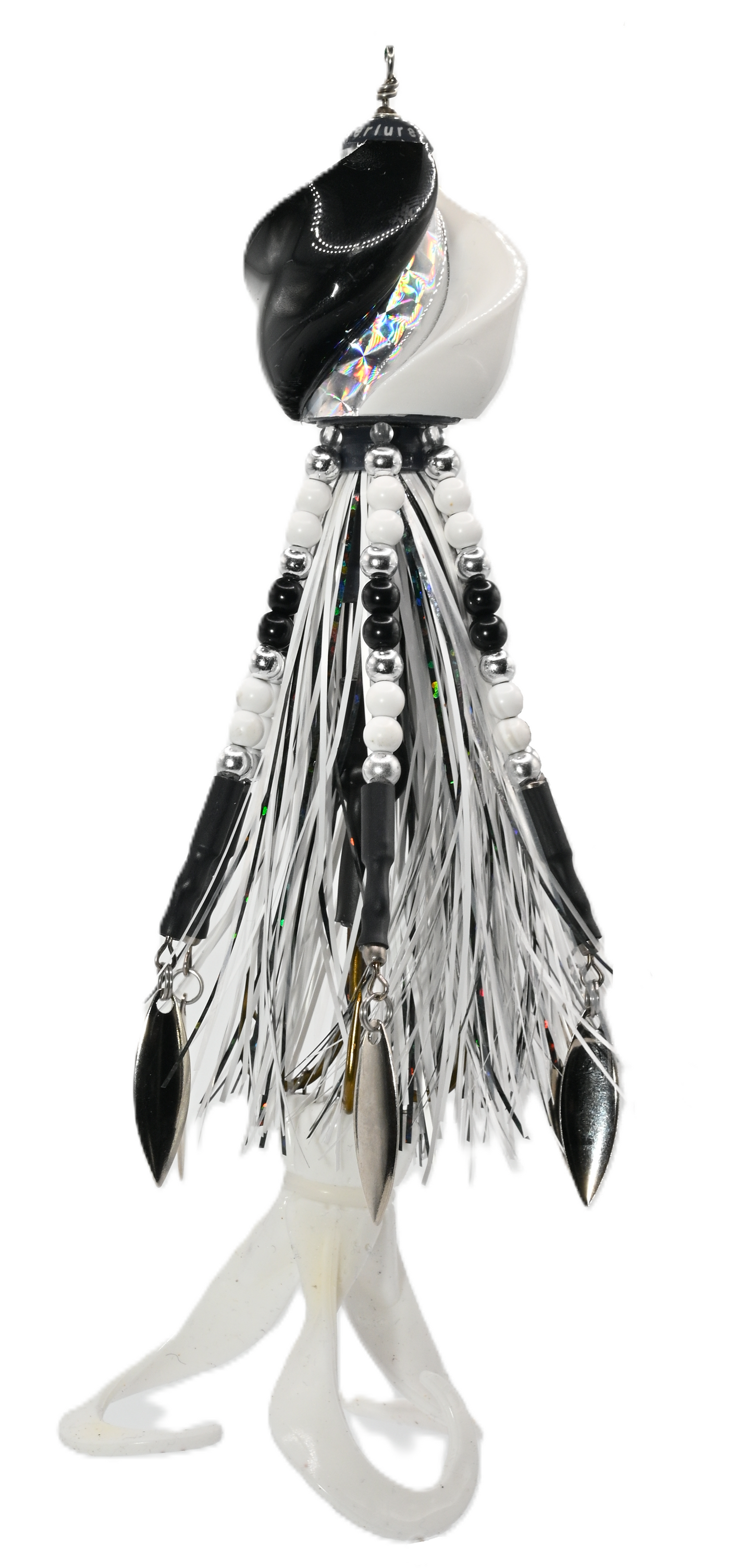 Spinblaster 7in - White/Black/Silver