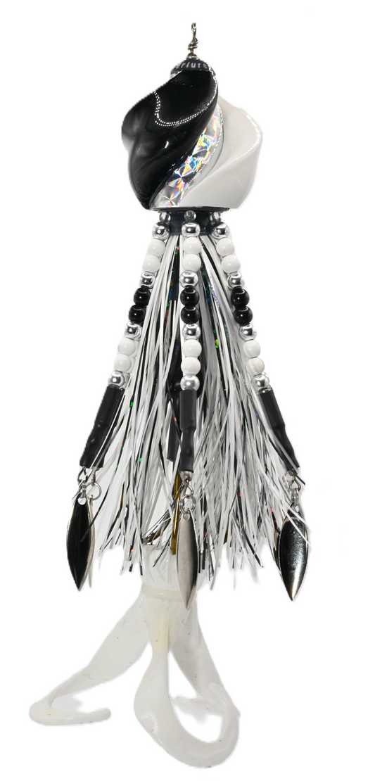 Spinblaster 7in - White/Black/Silver